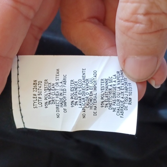 Blondie Nites Black Deep V Formal Evening Gown Jrs, Side Cutout, Front Slit, Sz5 - Picture 7 of 7